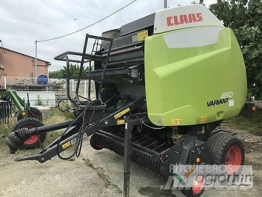 CLAAS VARIANT 450 원형 곤포기