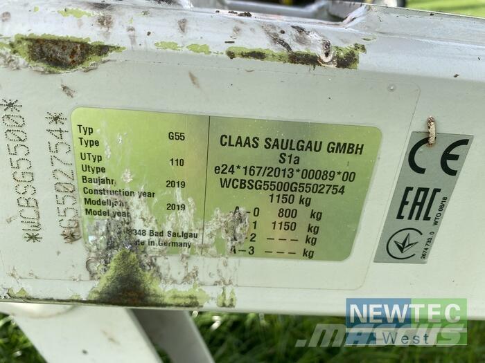 CLAAS VOLTO 1100 T 갈퀴 및 테더