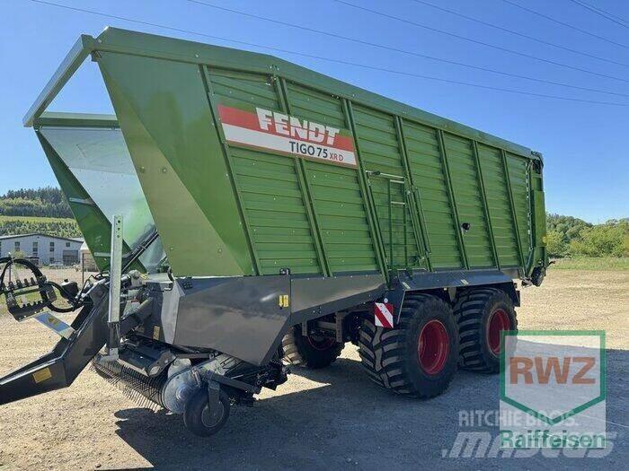 Fendt Tigo 75 XR-D 자동 적재 트레일러