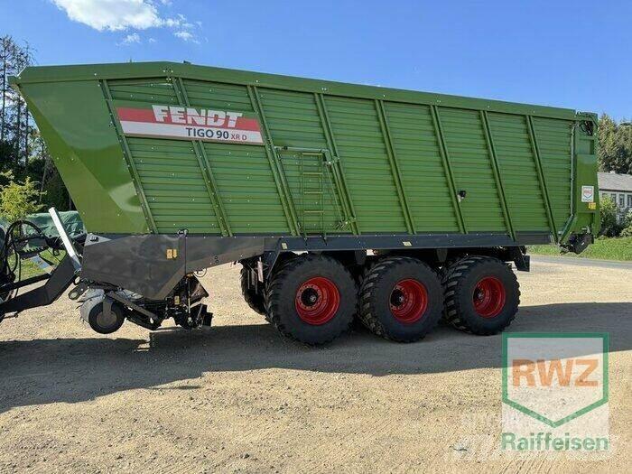 Fendt Tigo 90 XR-D 자동 적재 트레일러