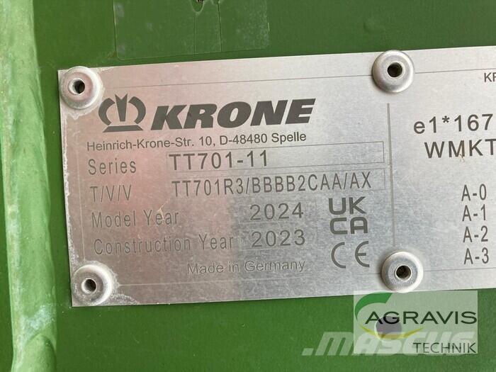 Krone TX 460 D 자동 적재 트레일러