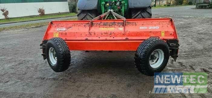 Kuhn RM 280 목장 제초기 및 토퍼