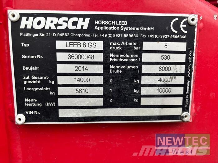  LEEB 8 GS 견인형 분무기