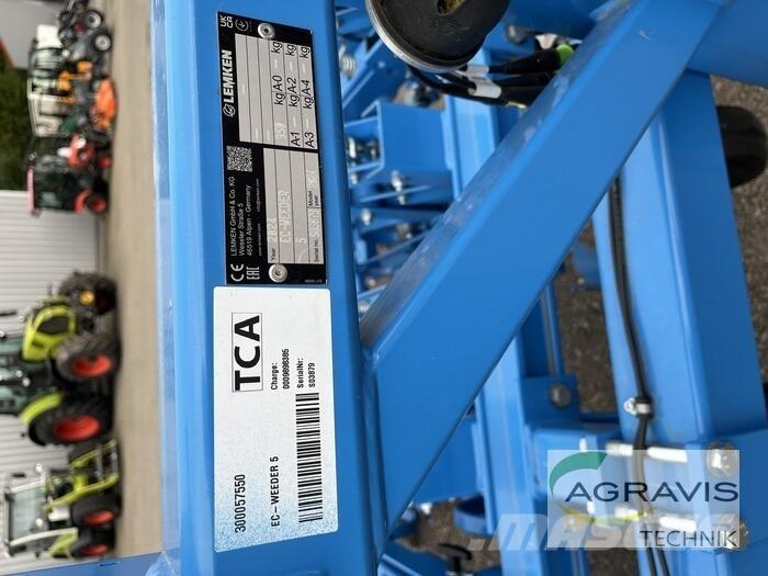 Lemken EC-WEEDER 5 목장 제초기 및 토퍼