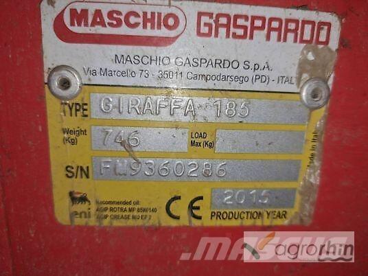 Maschio GIRAFFA 185 SE 목장 제초기 및 토퍼