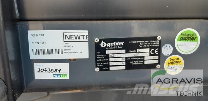 Oehler OL ZDK 180 U 티퍼 트레일러