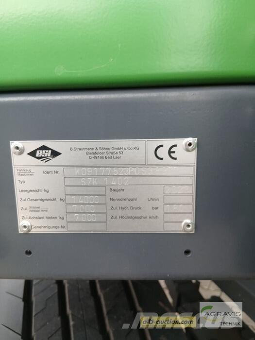 Strautmann SZK 1402 티퍼 트레일러