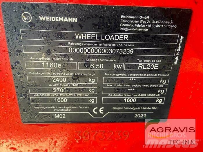 Weidemann 1160E  휠로우더