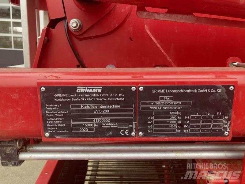Grimme EVO 280 감자수확기 및 포테이토디거