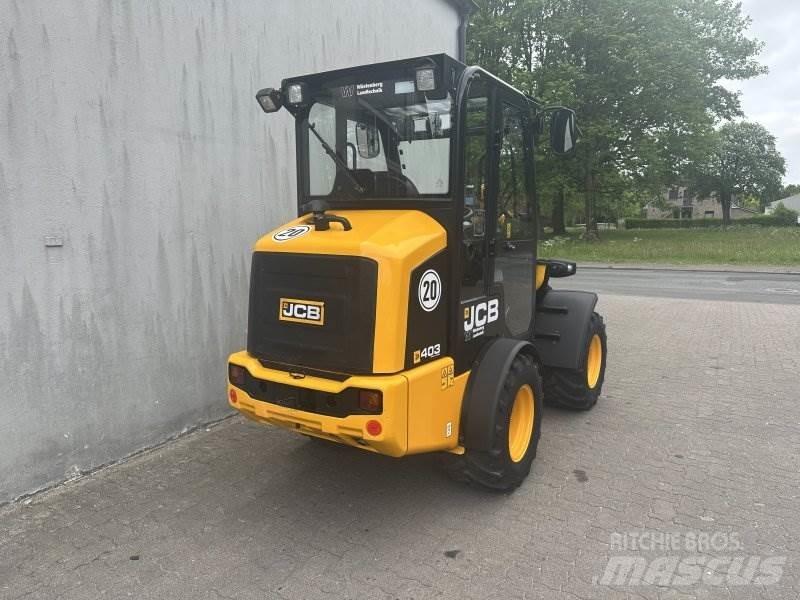 JCB 403 AGRI 프론트 로더 및 굴착기