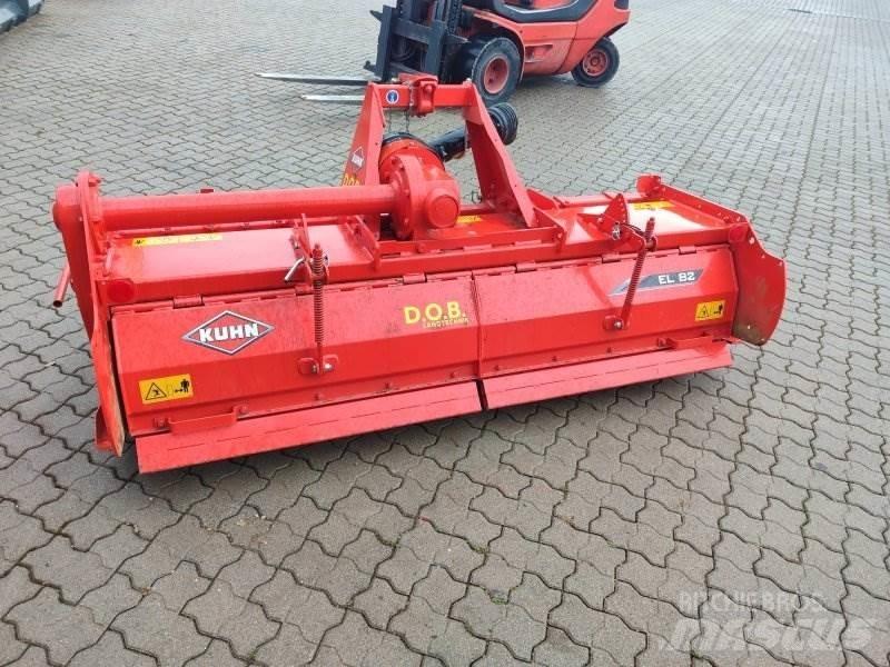 Kuhn EL 82-205 파워 하로우 및 로토틸러(회전 경운기)
