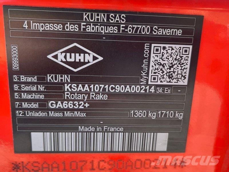Kuhn GA 6632+ 윈드로어