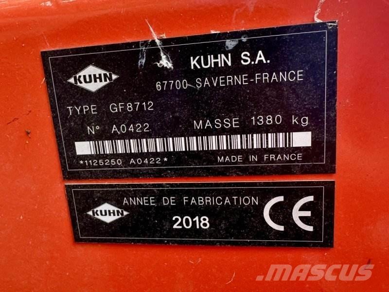 Kuhn GF 8712 갈퀴 및 테더