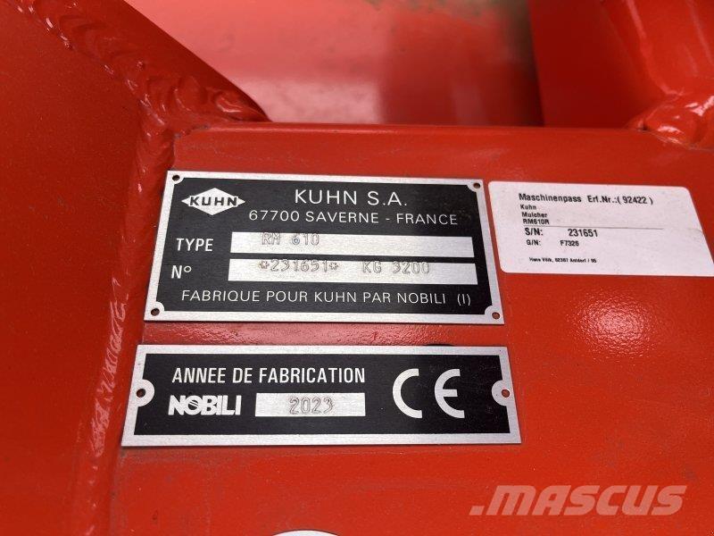 Kuhn RM610R 목초 수확기