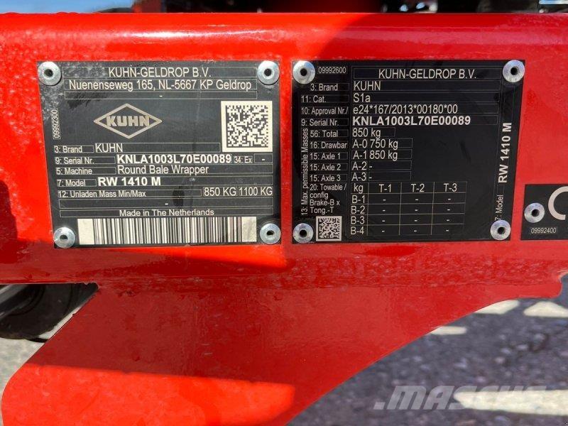 Kuhn RW 1410M 건초 포장기