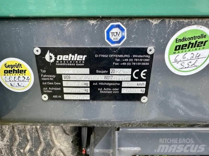Oehler ZDK 80 티퍼 트레일러