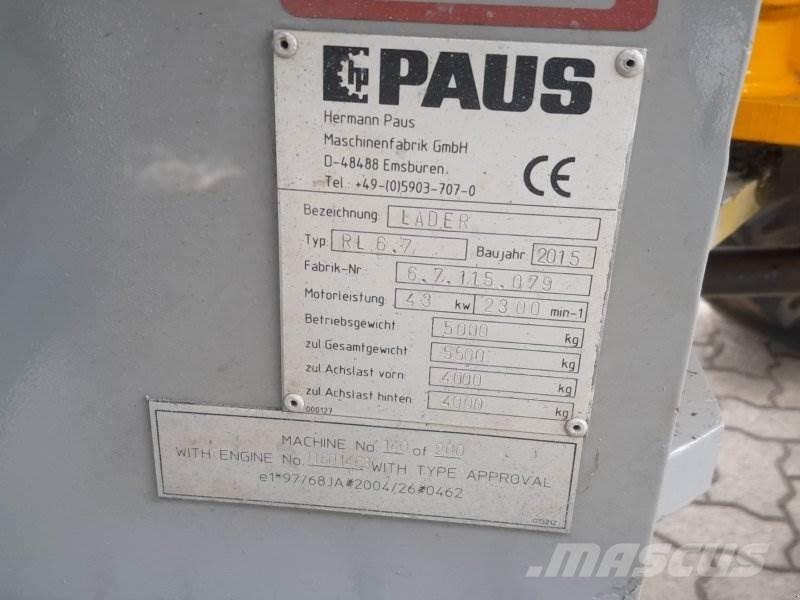 Paus RL 6.7  휠로우더