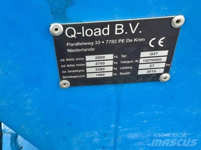 Quappen Q27 프론트 로더 및 굴착기