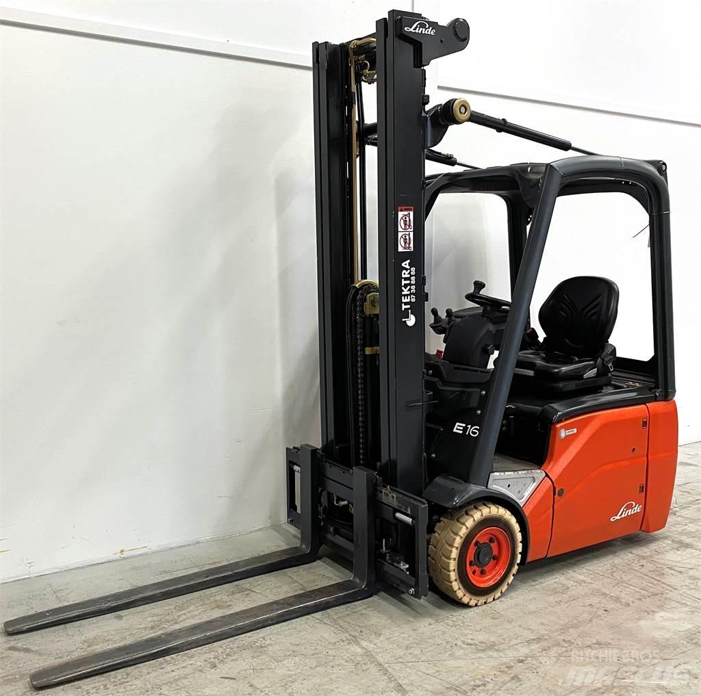 Linde E 16 C-01 전동 지게차