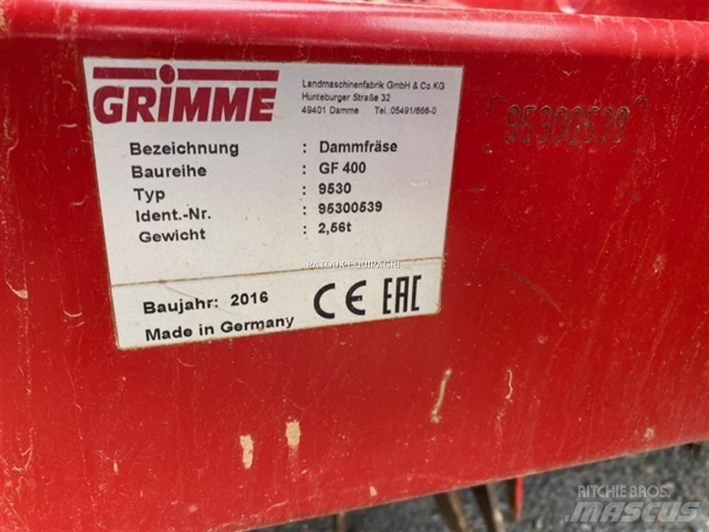 Grimme GF 400 파워 하로우 및 로토틸러(회전 경운기)