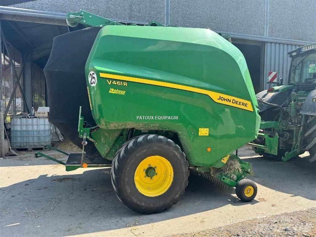 John Deere V461R 원형 곤포기