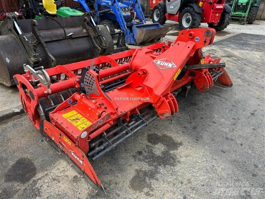 Kuhn HR3030 파워 하로우 및 로토틸러(회전 경운기)