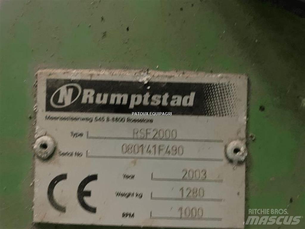 Rumpstad RSF2000 파워 하로우 및 로토틸러(회전 경운기)