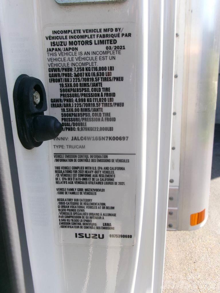 Isuzu FVR 탑차 트럭