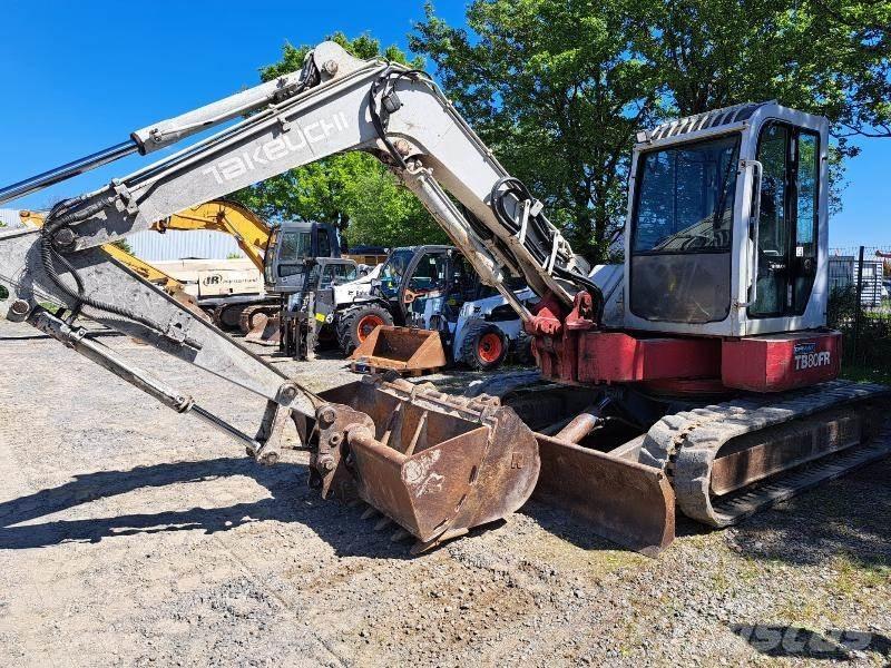 Takeuchi TB80FR 소형 굴삭기 7톤 미만