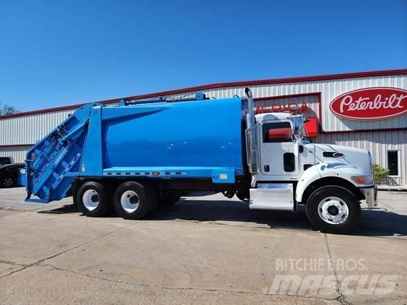 Peterbilt 348 폐기물 수거 트럭