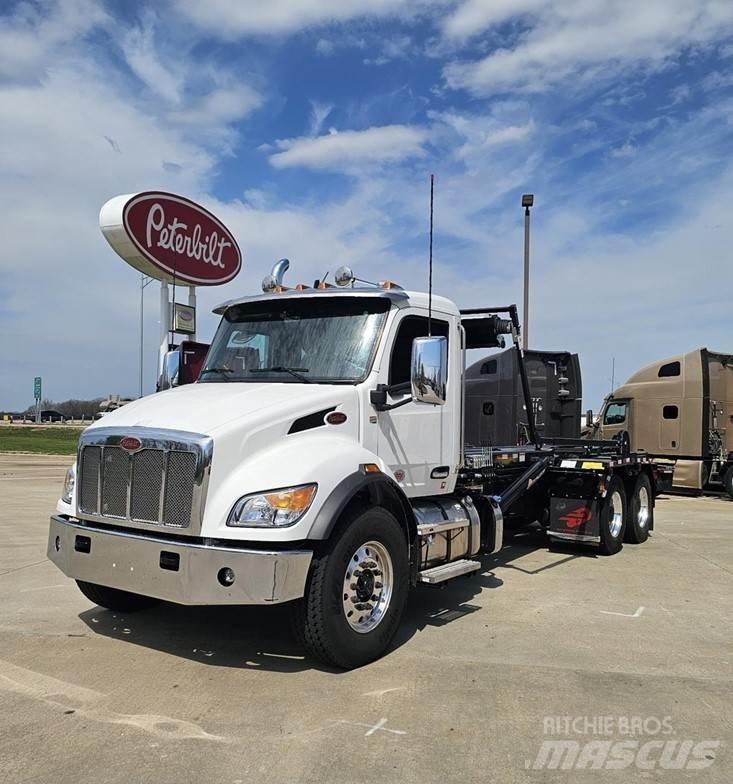 Peterbilt 548 폐기물 수거 트럭
