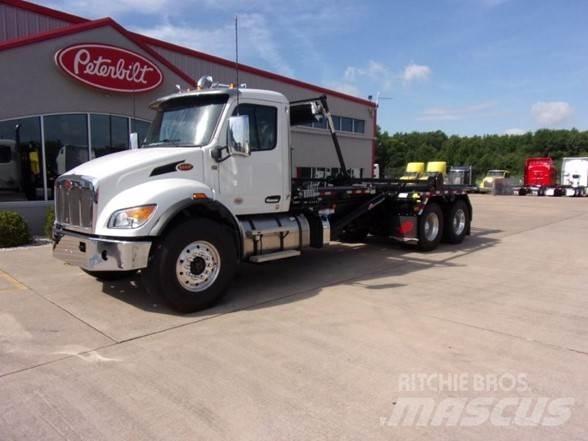 Peterbilt 548 폐기물 수거 트럭