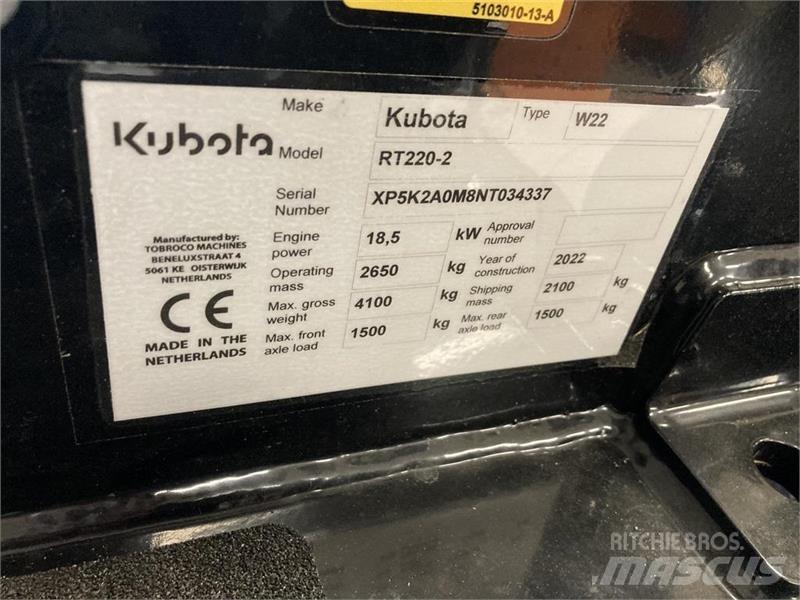 Kubota RT 220- 2 미니 로더