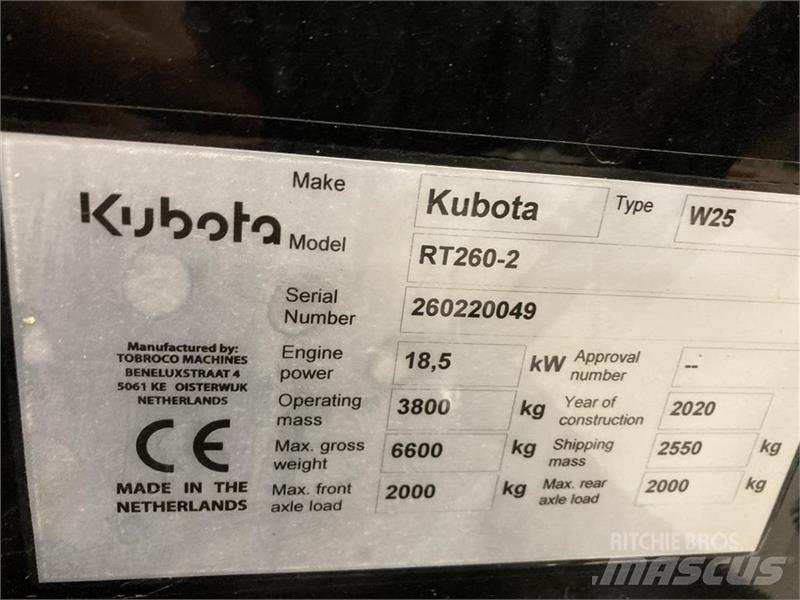 Kubota RT260-2 미니 로더