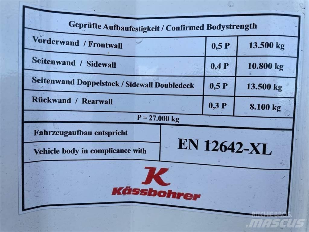 Kässbohrer SBT 박스 바디 세미 트레일러