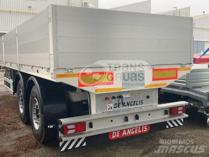 De Angelis 2S370 플랫베드/드롭사이드 세미 트레일러