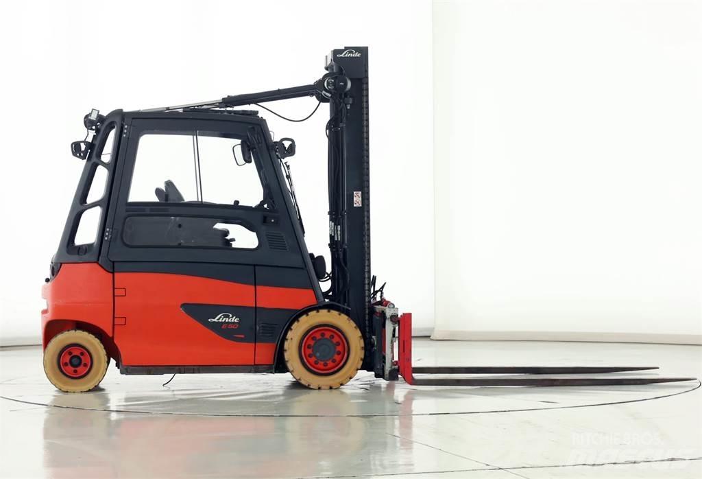 Linde E50HL-01 전동 지게차