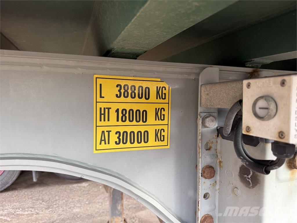 Kel-Berg 65 m3. 티퍼 세미 트레일러