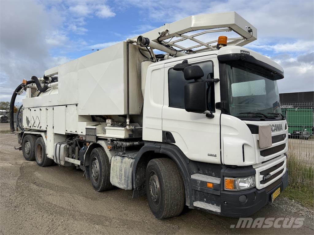 Scania P450 Euro6 콤비/진공 트럭