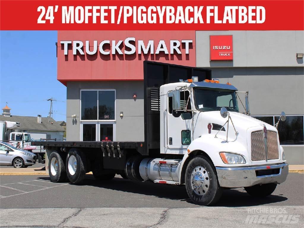 Kenworth T370 플랫베드/드롭사이드 트럭