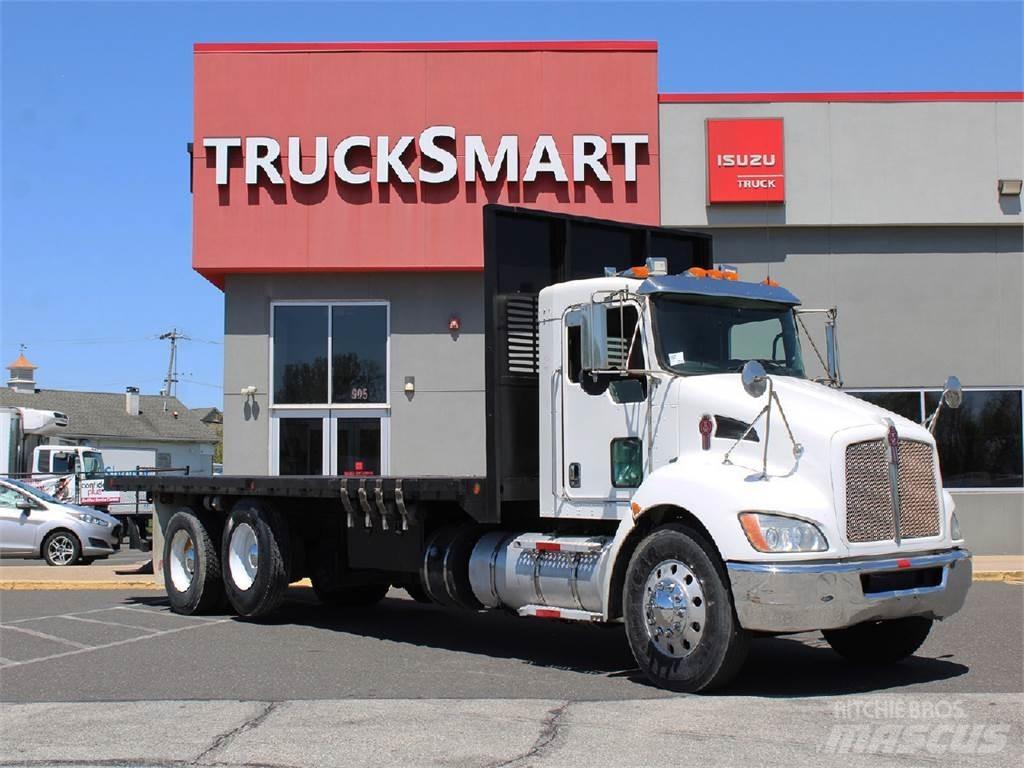 Kenworth T370 플랫베드/드롭사이드 트럭