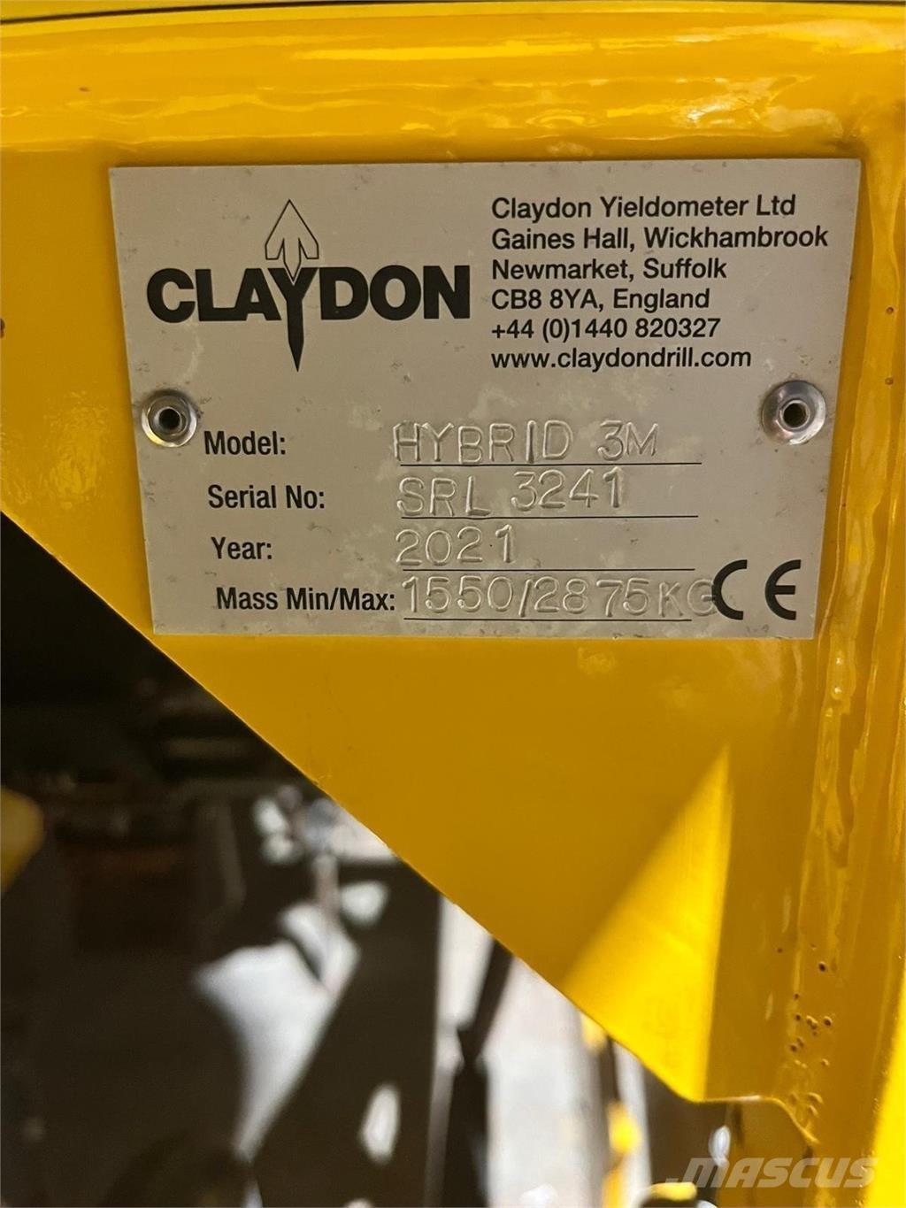 Claydon 3M HYBRID 농기계 - 기타