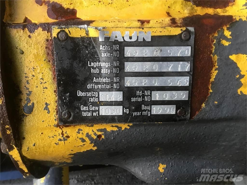 Faun RTF 50-3 axle 1 차축