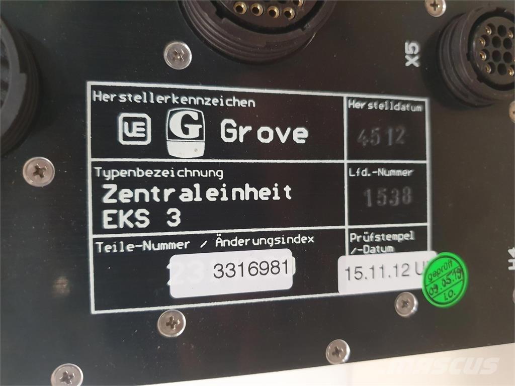 Grove EKS 3 LMB 크레인 부품 및 장비