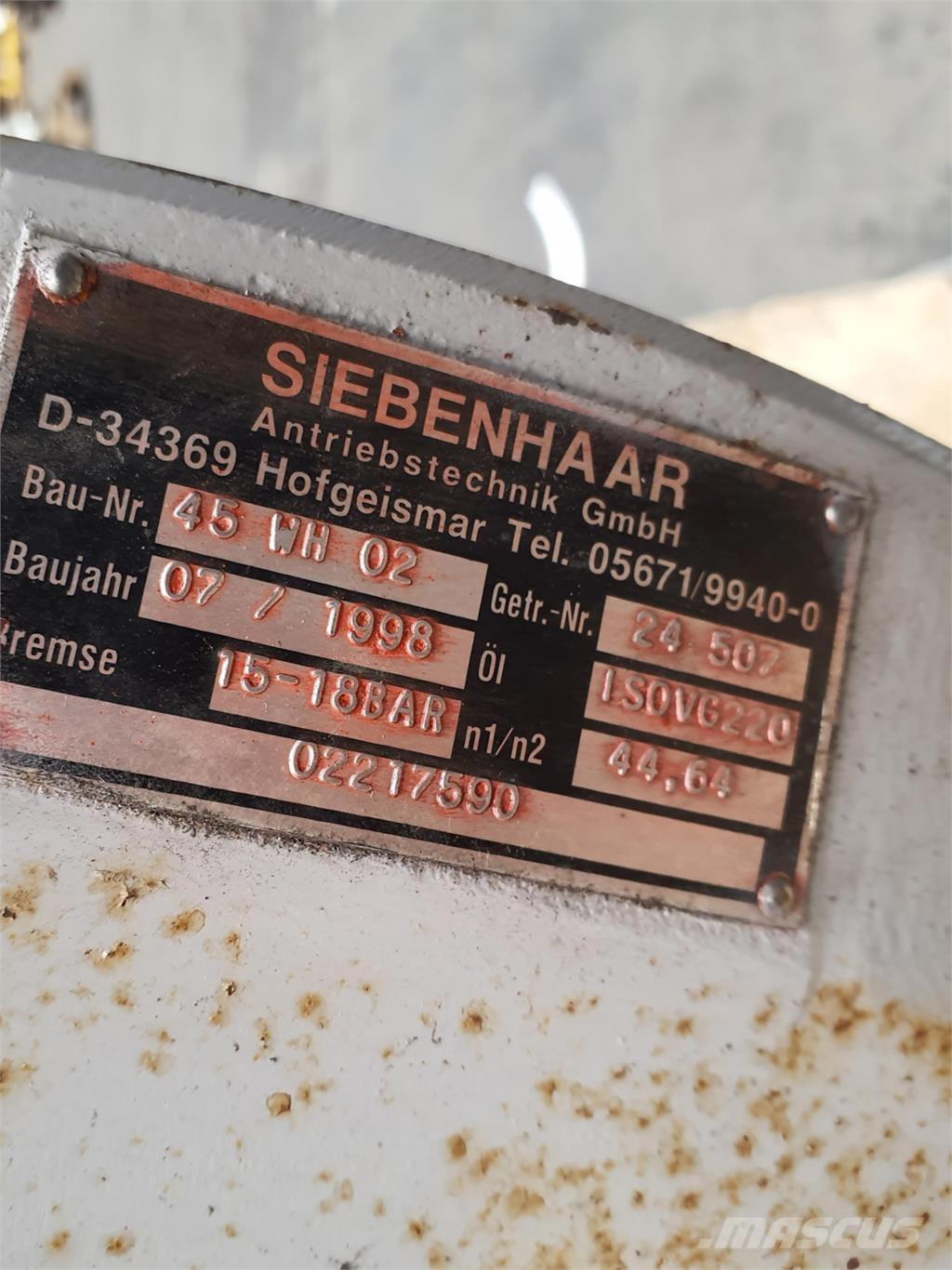 Krupp KMK 4060 winch 크레인 부품 및 장비