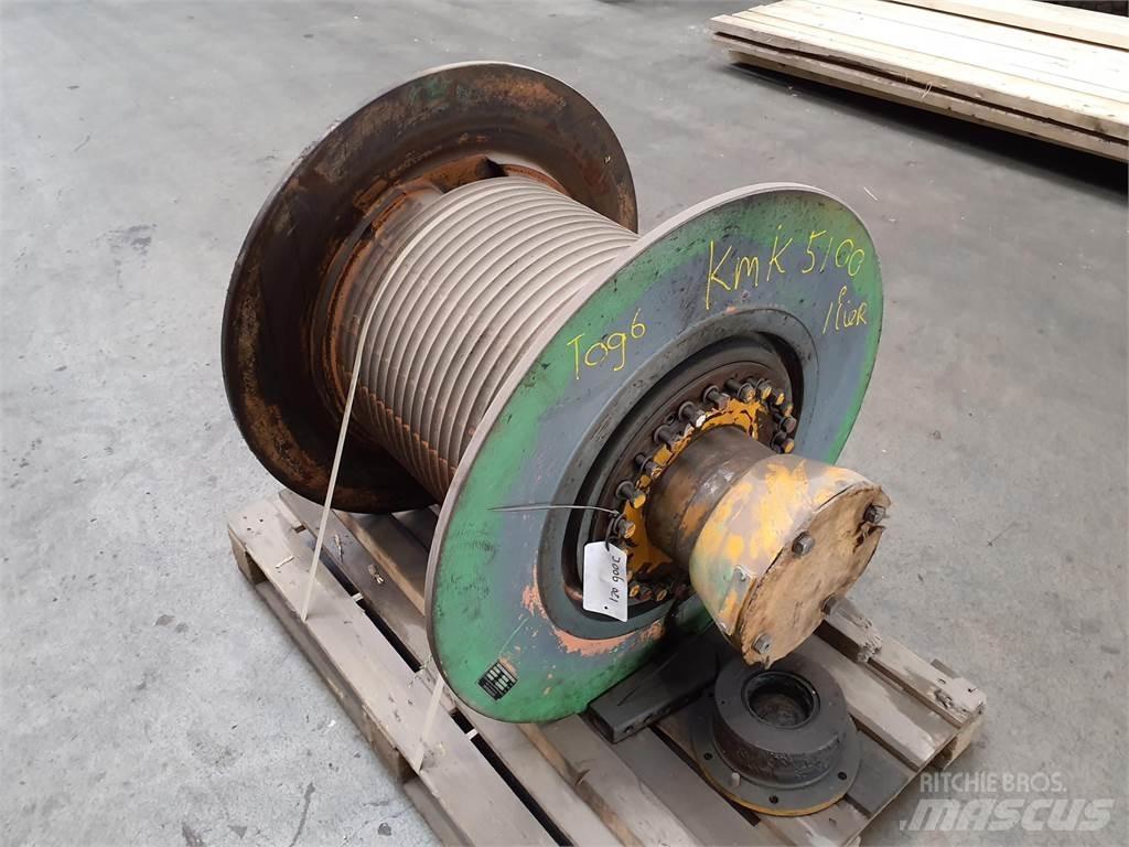 Krupp KMK 5100 winch 크레인 부품 및 장비