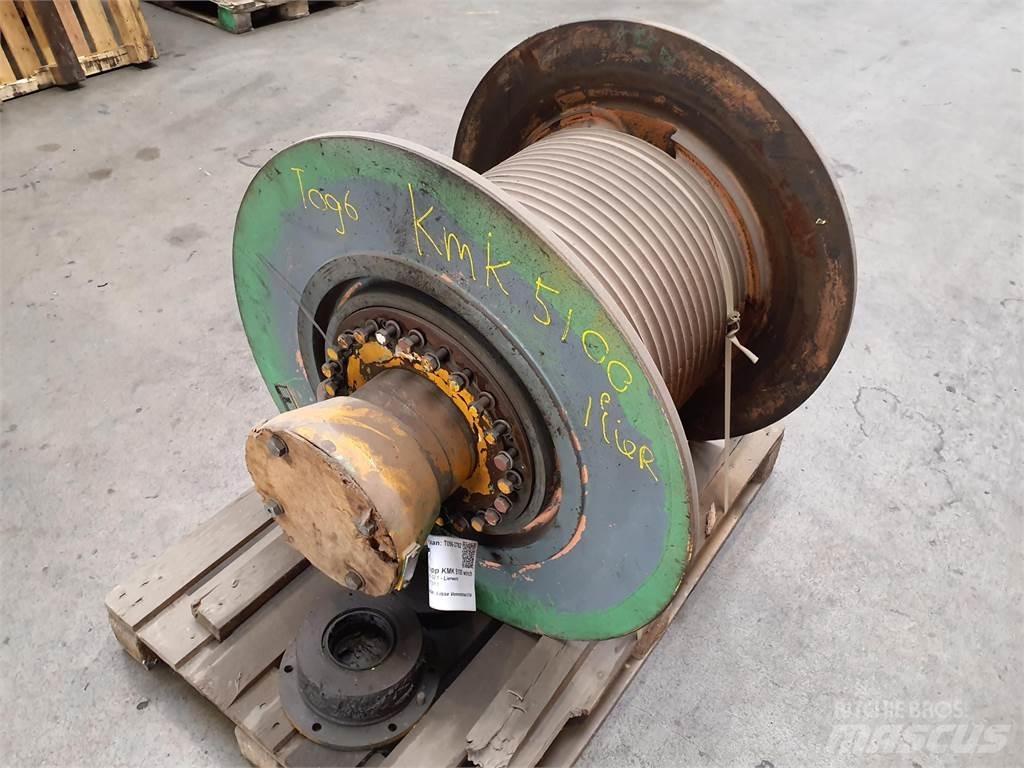 Krupp KMK 5100 winch 크레인 부품 및 장비