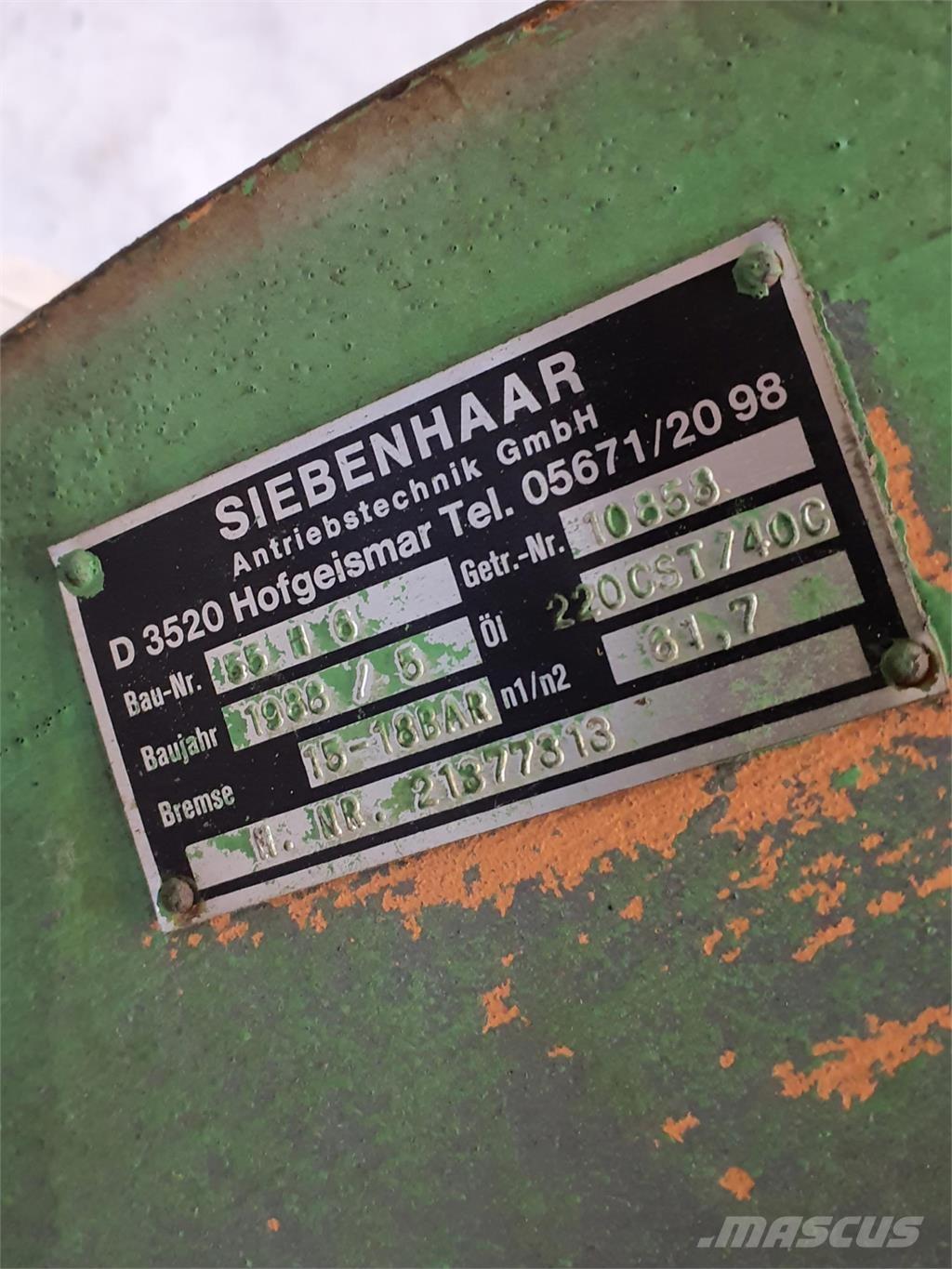 Krupp KMK 5100 winch 크레인 부품 및 장비