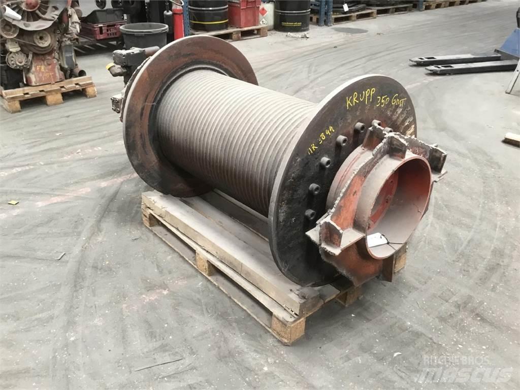Krupp KMK 8350 winch 크레인 부품 및 장비