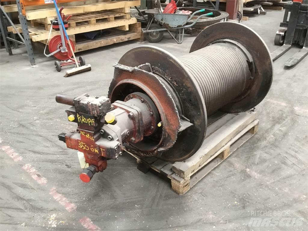 Krupp KMK 8350 winch 크레인 부품 및 장비